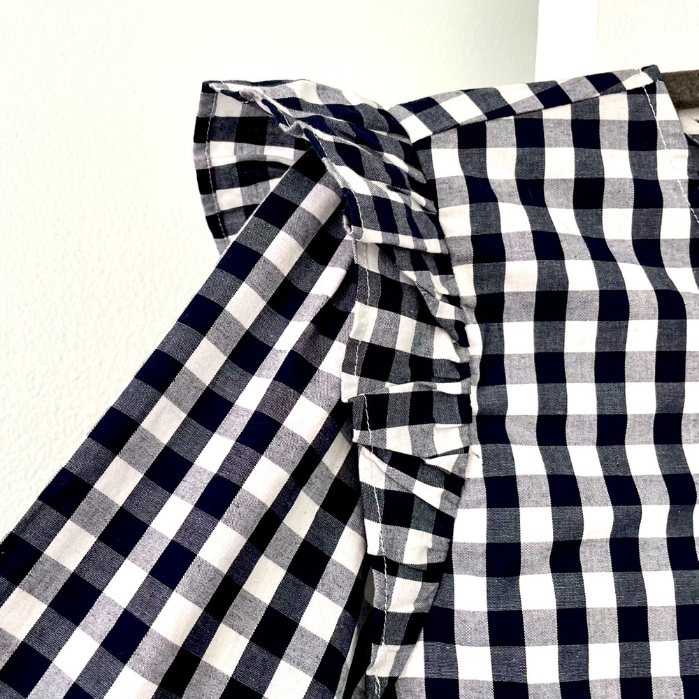 NEW J. Crew Flutter-Shoulder Cotton Top XXL